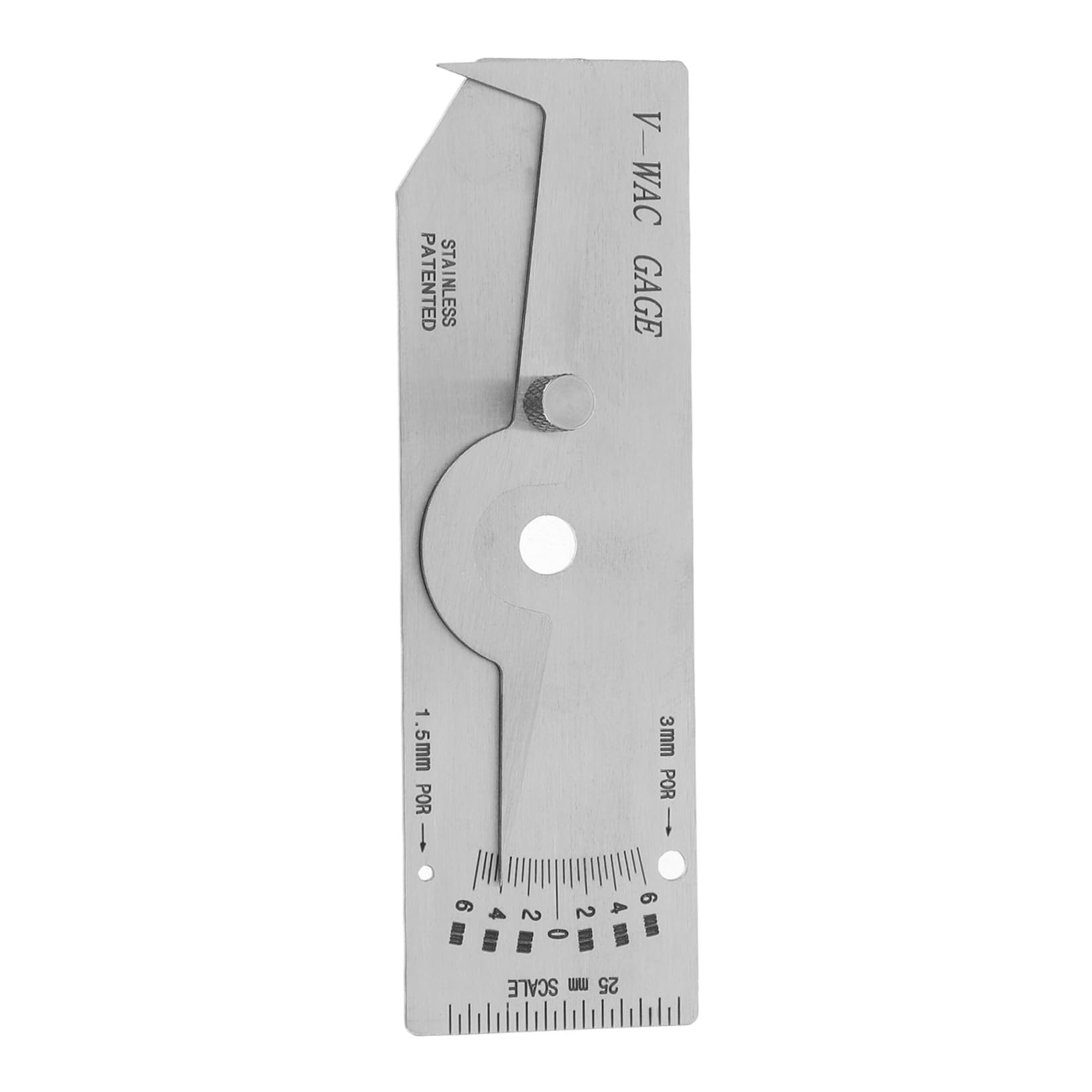 VILLFUL Welding Inspection Ruler Measurement Welding Gauge Precision Depth Gauge for Welders