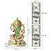 alikiki Hindu Goddess Lord Lakshmi Statue - Indian Big Laxmi Home Office Mandir Temple Puja Item Murti Prayer Diwali Pooja Altar Shine Kit Meditation Zen Yoga Room Spiritual Decor