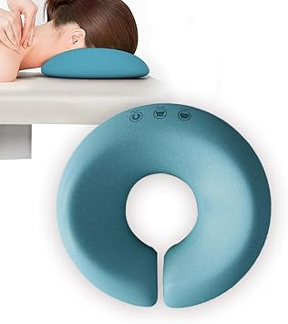 OULIGET Massage Table Face Down Pillow,Memory Foam Face Massage Pillow,SPA Beauty Face Relax Headrest,Beauty Salon Pad Head Support Blue