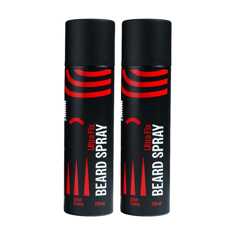 Kase Grooming Ultra Fix Beard Spray for Men | 500ml | Easy Beard Styling & Refreshing Fragrance | Beard Spray | Travel-Friendly | Essential Grooming Care for Men - Pack of 2-image-32