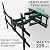 WALI Heavy Duty Full Motion TV Wall Mount Bracket for Extra Large TVs,Holds up to 220Ibs, Swivel Tilt Rotatable,Max Mounting Holes 1000x600, Fits 65 75 85 100 120 inch LED/LCD/OLED 4K/8K on Wood Stud