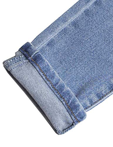 Image of KIDSCOOL Girls Denim Overalls Jeans Adjustable Straps Bib Jumpsuit Pants