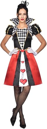 Amscan - Ladies Queen of Hearts Fancy Dress Costume Sizes: 8-18