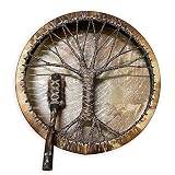 tambor parlante africano GRAN TONO: Drum Shell Acoustic Manufacture produce el mismo carácter tonal que los tambores tradicionales de madera, con gran proyección y un tono bajo reforzado, con asas de cuerda y mazos, puede tocarlos en casi cualquier condición climática, su tono suena bien