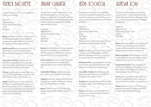 Image of Alla's Posh Flavors Sourdough Starter Culture | Active | Instant | Direct Use | FOR 10 kg Flour | 500 g Bulk Pack | Instructions Included