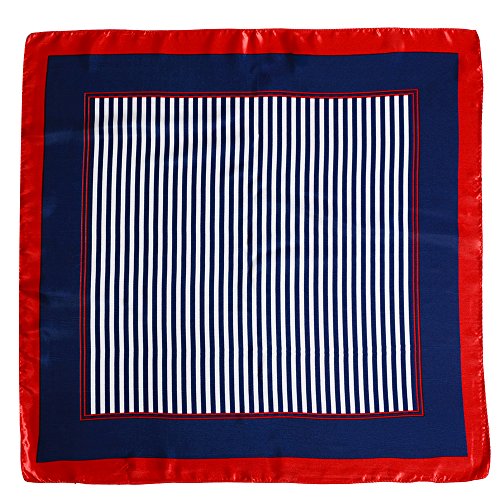 QBSM Womens 23.6 inch Satin Silk Feeling Formal Square Neck Scarf Head Hair Wraps Kerchief2