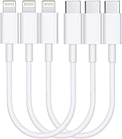 Vista 9 de RCTech Paquete de 3 cables USB C a Lightning de 6 pies [certificado MFi] para iPhone, cable de carga rápida USB-C para iPhone