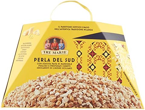 Tre Marie : "Perla Del Sud" Italian Panettone With Lemon Peel, 850g /29.98oz