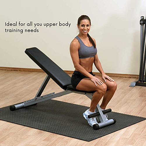 Powerline By Body Solid Flat Incline Decline Folding Multi Bench Pfid125X #TOP5