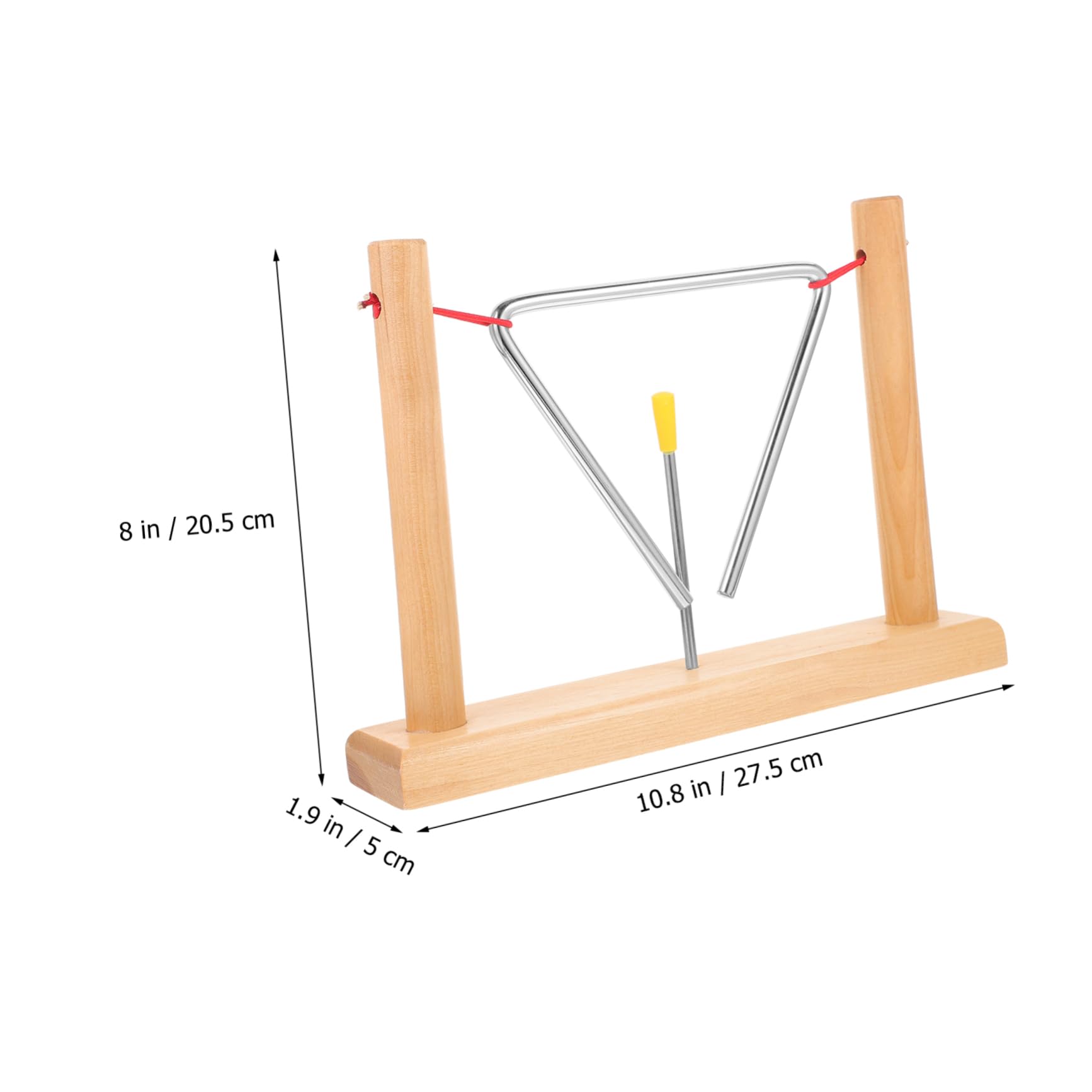 2sets Triangolo Con Striker e Strumento Percussione Per Facile Usare Sviluppare