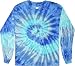 Colortone Tie Dye L/S LG Blue Jerry