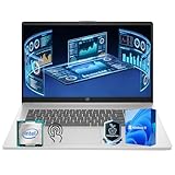 HP 17.3’’ Touchscreen Laptop Computer-Window 11 Laptop for Home Use & Business, 8-Cores Intel i3-N305, 720 HD Webcam, Numeric Keypad, Wi-Fi 6 (Silver, 8GB RAM | 128GB eMMC)