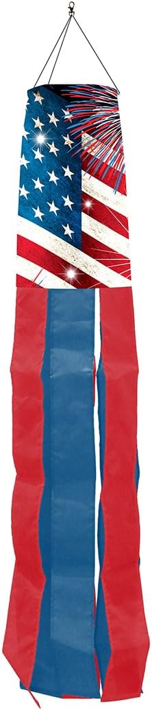 Amscan 24 In. X 48 In. Polyester Patriotic Bunting (2-Pack)-240058 - The Home Depot