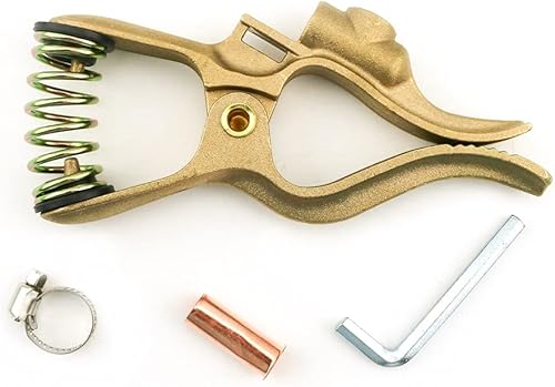 Miniatura 8 de WeldingCity Abrazadera de tierra de acero galvanizado de 400 amperios para soldadura por arco