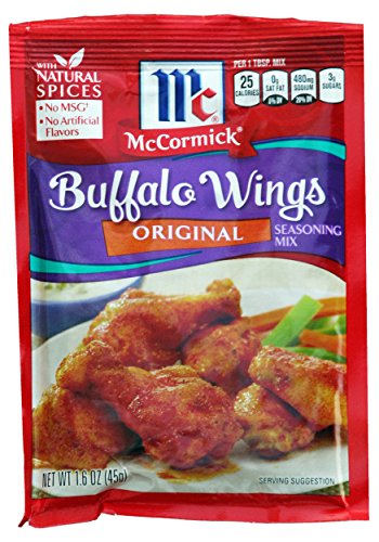 Mccormick Original Buffalo Wing Seasoning Mix, 1.6-Ounce Packets (Pack Of 6) #TOP6