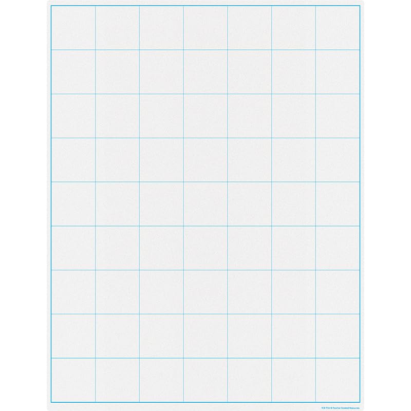 Teacher Created Resources Graphing Grid Large Squares Write-on/Wipe-off Chart