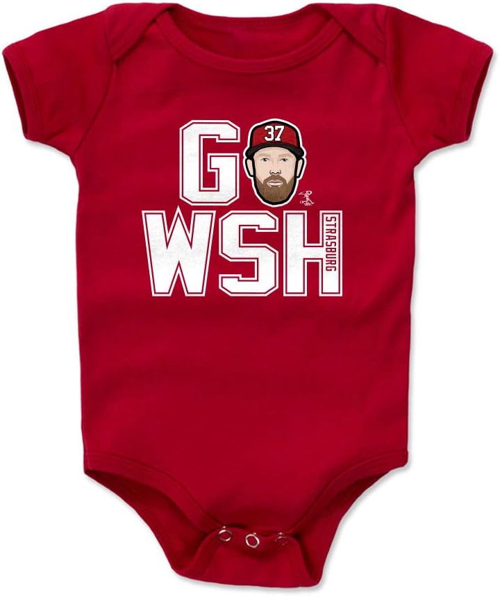 500 LEVEL Stephen Strasburg Baby Clothes - Stephen Strasburg GO WSH