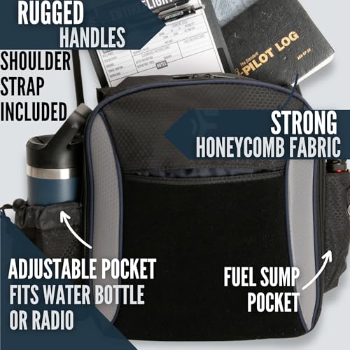 Pilot Bag - The Venture Flight Bag For Pilots - Fits All Aviation Travel Flight Gear Including Your Pilot Kneeboard, Ipad, And Aviation Headset - Pilot Flight Bag3