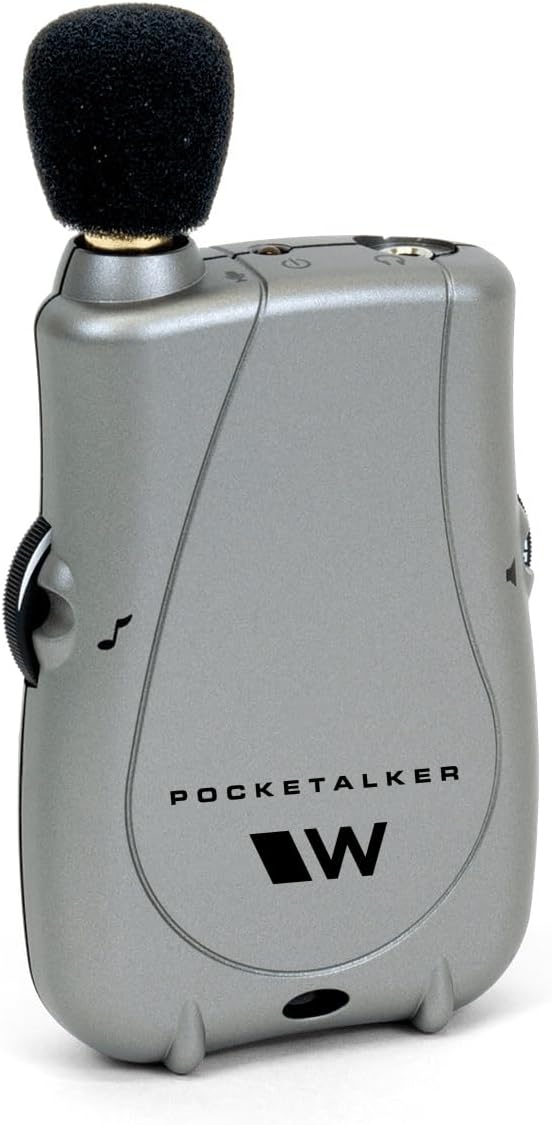 Williams Sound Pocketalker Ultra Hearing Amplifier PKT D1-0 | Easy-to-Use Hearing Amplifier for Seniors | Amplified Sound Assistive Listening Device for Elderly | Amplifier Only Bundle