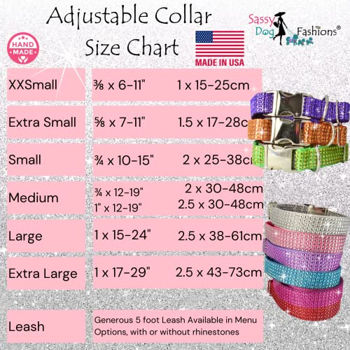 Sassy Dog Fashions Fancy Rhinestone Dog Collars thumb #2