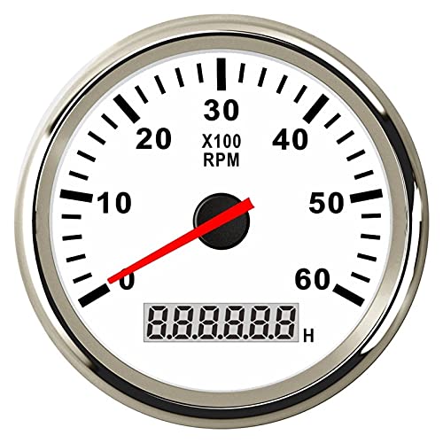 85mmԃ{[g^RZT[}}[^[ LCD.݂̌v3000 4000 6000 8000 RPM.{[g^R[^1.2V / 24VԂobNCg(6K-WS)