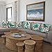Polyester Throw Pillow Case,Mediterranean Style Decorative Square Cushion Cover (Cover Only,No Insert) (18x18 inch/ 45x45cm,6 Pack Sea Theme 1)