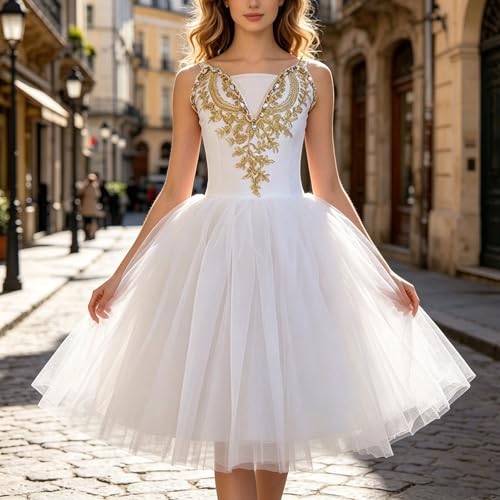 Robe de ballet respirante pour éviter la chaleur en gala - 3