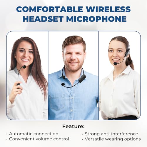 Voice Amplifier with Wireless Microphone & Speaker - Portable Bluetooth PA System, 30W Ultra-Light Rechargeable Hands-Free Megaphone for Teachers, Tour Guides & Outdoor Events - S93 - Image 4