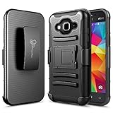 Galaxy J5 2016 Case, NageBee [Heavy Duty] Armor Shock Proof Dual Layer [Swivel Belt Clip] Holster with [Kickstand] Combo Rugged Case for Samsung Galaxy J5 (2016) Release (Black)