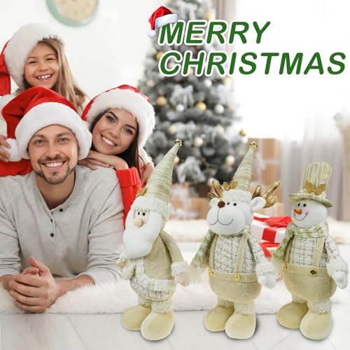 DearSun-Set-of-3-18-H-Standing-Christmas-Figures-Soft-Stuffed-Santa-Snowman-and-Deer-Tabletop-Decor-for-Xmas-Holiday-Party-Decor-Style-B DearSun Set of 3 18 H Standing Christmas Figures Soft Stuffed Santa Snowman and Deer Tabletop Decor for Xmas Holiday Party Decor Style B