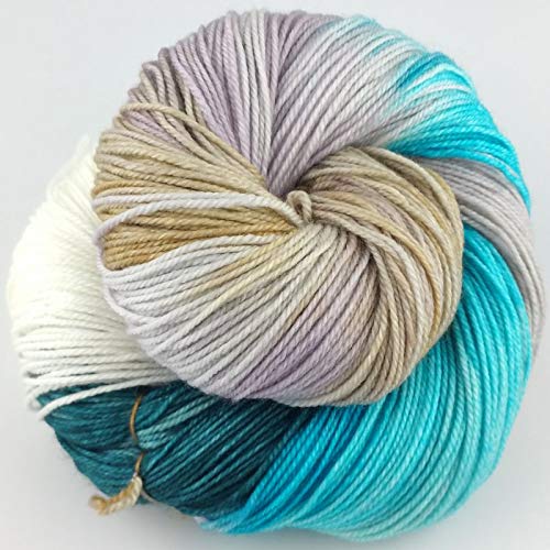 Manos Del Uruguay Alegria A9537 Atlantico, 100g, Hand Dyed Sock Yarn - Image 3