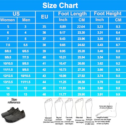 Image of Hike Barefoot Shoes Women Men Pro Water Footwear Wide Toe Box Non-Slip Unisex Athletic Outdoor Running Shoes