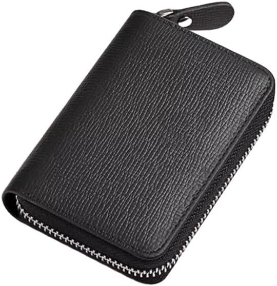 Men Genuine Leather Wallet Blocking Credit Card Holder