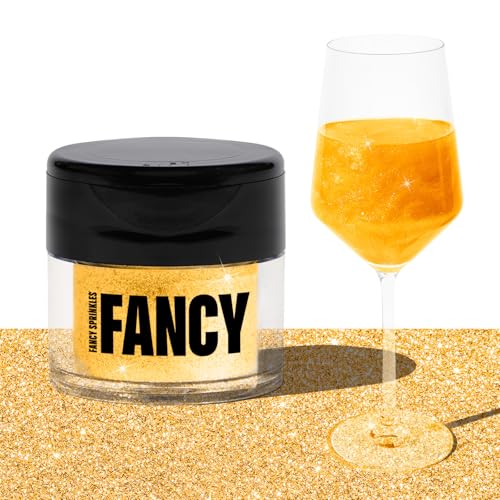Fancy Sprinkles St. Patty's Day Fool's Gold Premium Edible Glitter, 100% Edible Glitter for Sparkling Food & Drinks No Taste or Texture (4gm)