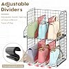 Sonyabecca Purse Storage Organizer For Closet - Adjustable Dividers, Stackable Wire Baskets - View #11