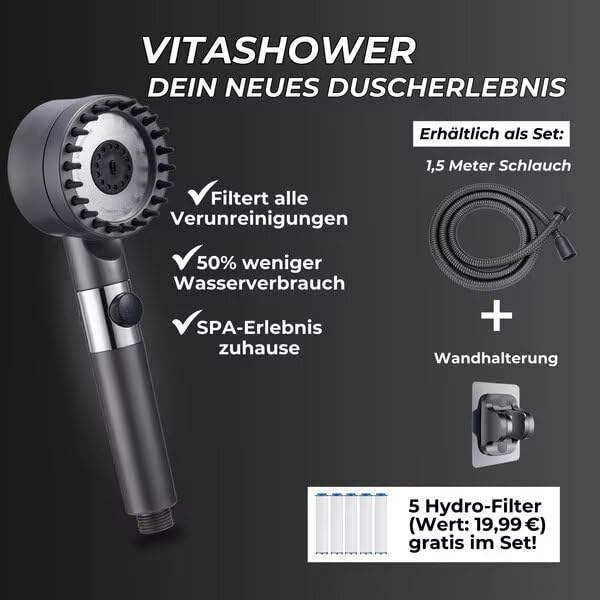 Adlox VitaShower – Spürbar weichere Haut, glänzendes Haar & echtes Wohlgefühl