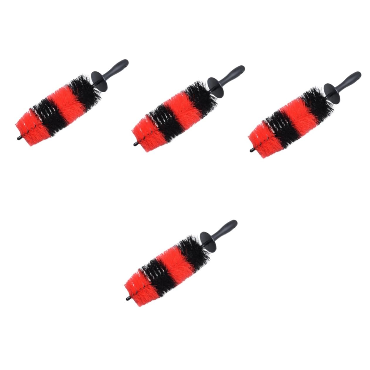 Gatuida 4pièces Brosse De Nettoyage pour Jantes De Voiture Brosse à Roues avec Poils Denses pour Nettoyage des Rims Et Pneus Accessoire pour Détail Automobile
