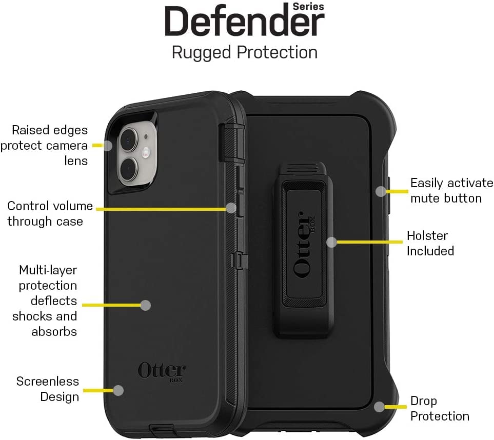 OtterBox Defender iPhone 11 coque robuste contre casses et chutes - 6