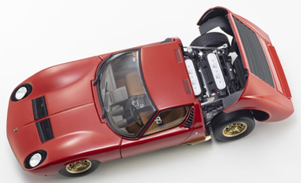 ミウラ 京商 1/18 ランボルギーニ ミウラ P400 レッド