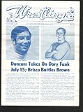 Wrestling-St. Louis Wrestling Club Newsletter 7/9/1977-Kiel Auditorium-Jack Brisco-Dory Funk Jr-VG