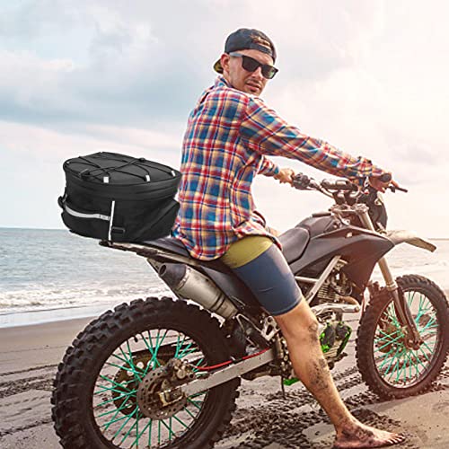 Saco da cauda da motocicleta,Saco de armazenamento de moto - Bolsa de assento de moto Mochila de mot