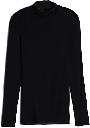 Intimissimi Womans Sheer Modal Cashmere Ultralight High-Neck Top