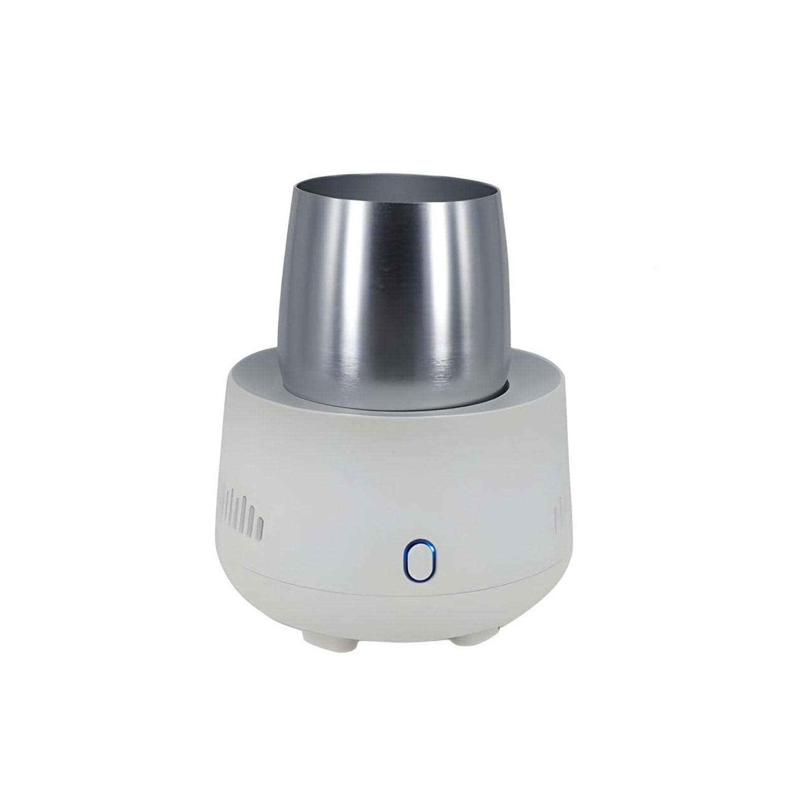 Enfriador Portátil De Bebidas Con Enfriamiento Rápido, Mini Enfriador Electrónico Botellas Con Refrigeración En 3 Minutos, Para Cerveza Vino Agua Y Bebidas,White-12.5 * 12.5 * 10cm