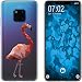 Produktbild PhoneNatic Case kompatibel mit Huawei Mate 20 Pro Silikon-Hülle Vektor Tiere Flamingo M2