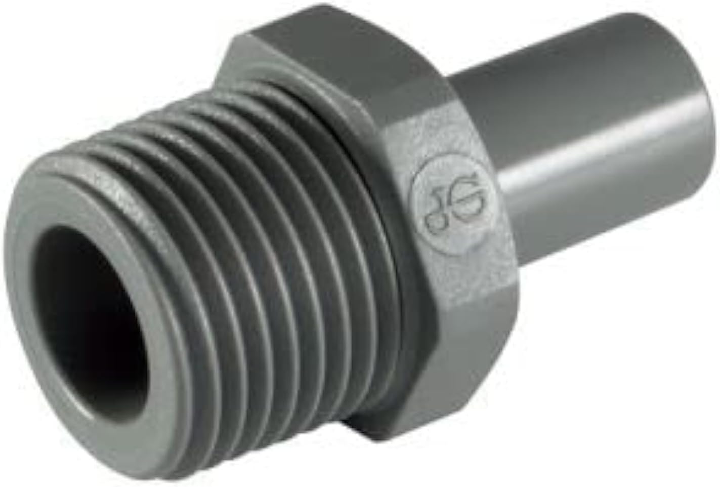 IPW Industries Inc-John Guest - Acetal Stem Adapter Fitting 3/8" OD / 3/8" NPT/Single- (PI051223S)