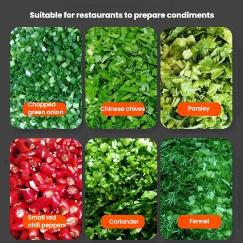 Cortadora eléctrica comercial 200w para vegetales miniatura 7