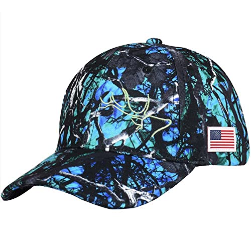Edtrek Elite Youth High Performance Hunting Hat - Boys Girls Kids Camo Hat And Blaze Orange Baseball Cap (Country Serenity) #TOP18