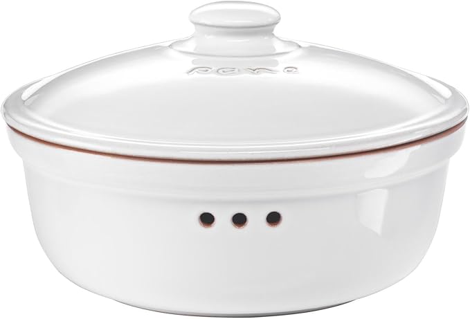 Römertopf 809 04 Brottopf rund Keramik Brotkorb weiß ø 30,0 cm Römertopf 809 04 Brottopf rund Keramik Brotkorb weiß ø 30,0 cm