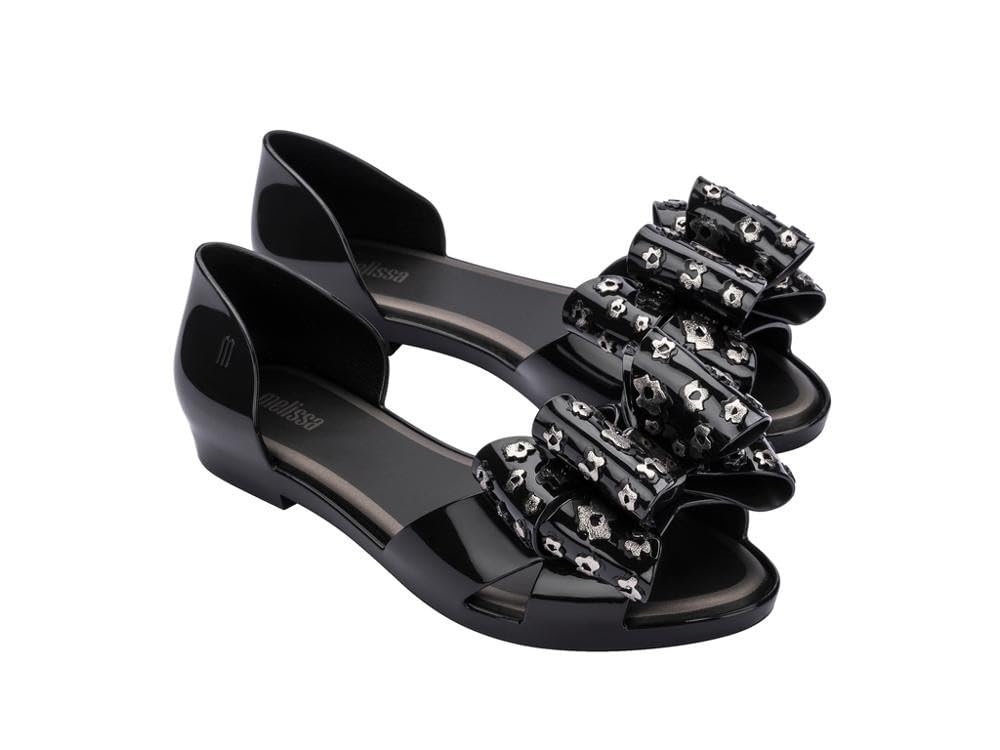 melissa Women's Seduction Vi Ad Sandals, Aa588 Black Silver, 7 UK