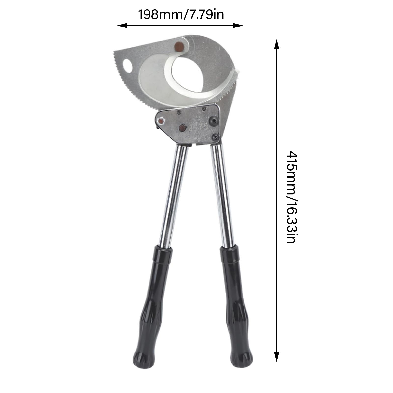 Cortador de Cables con Trinquete, 750 MCM, 400 Mm2, Acero con Alto Contenido de Carbono, No para Acero